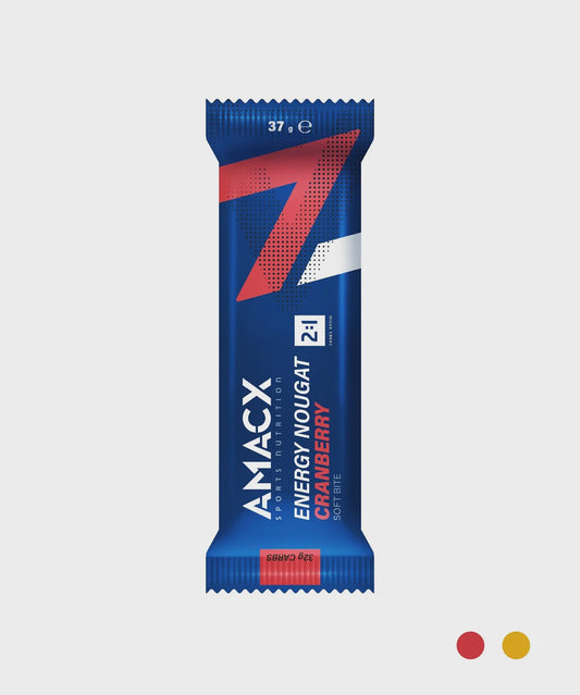 Amacx Energy Nougat Bar - Cranberry